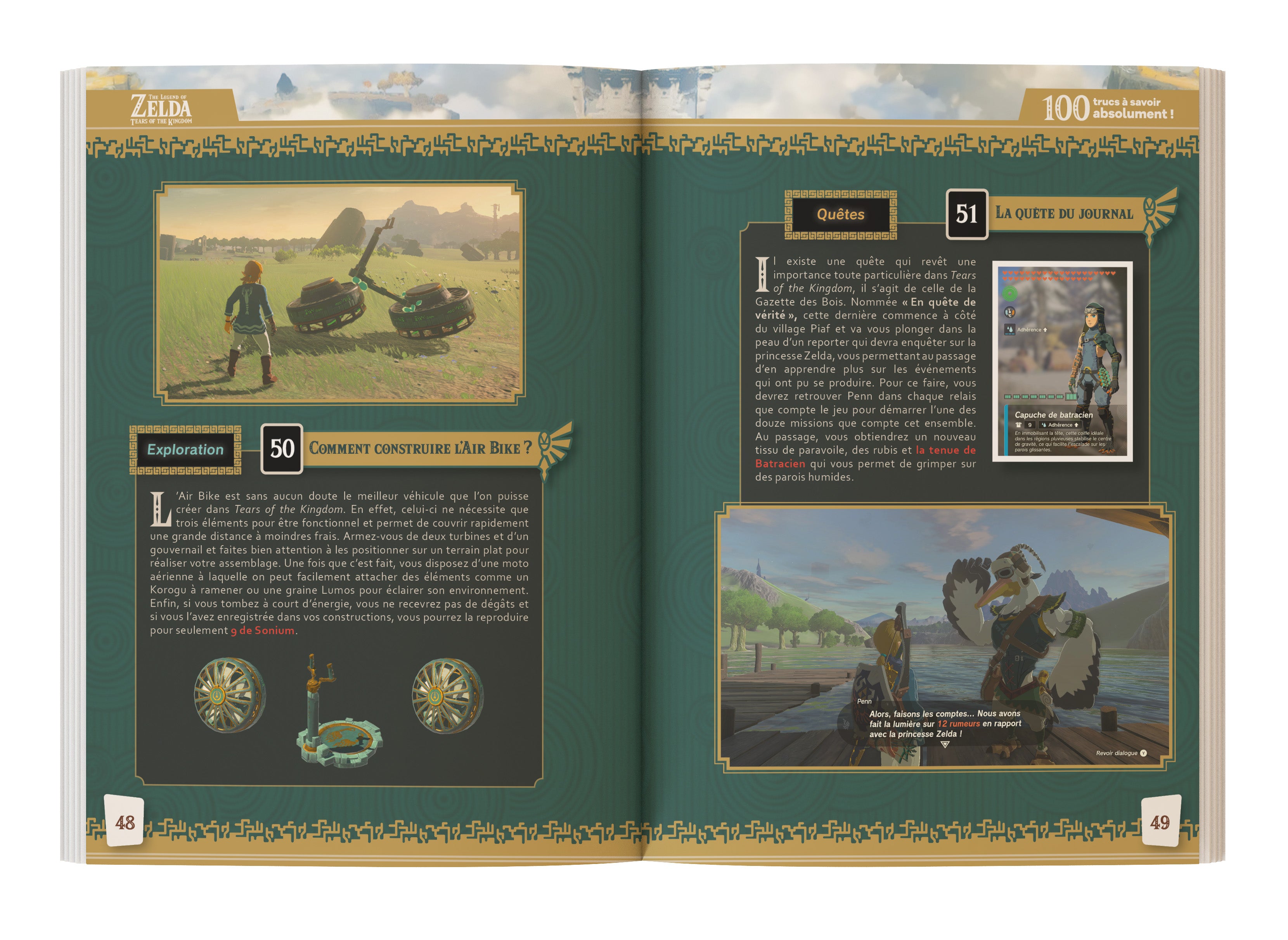 The Legend of Zelda : Tears of the Kingdom - 100 Trucs à savoir absolument !