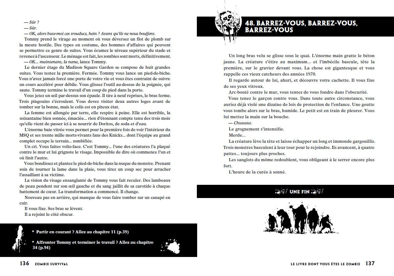 Zombie Survival - Le livre dont vous êtes le zombie !