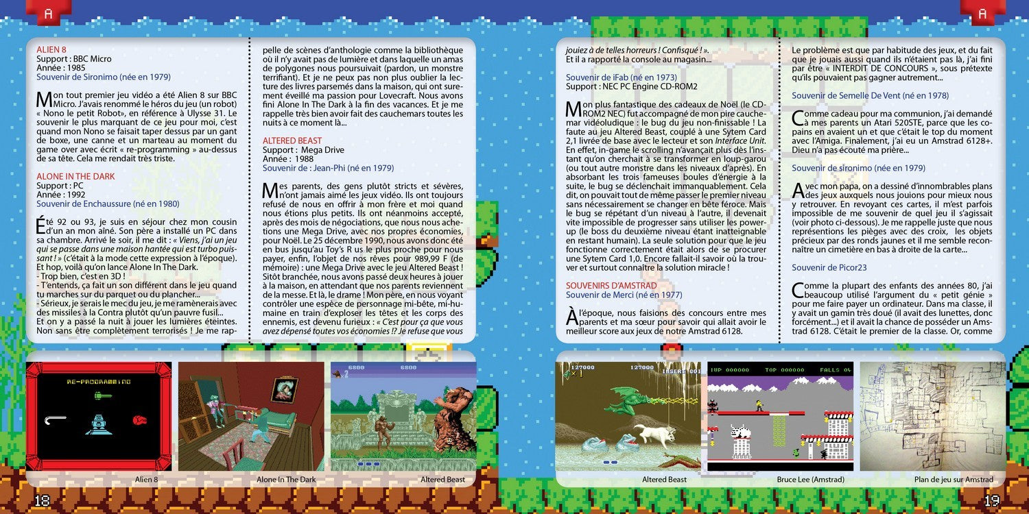 Nos Meilleurs Souvenirs de jeux vidéo 8 et 16bits