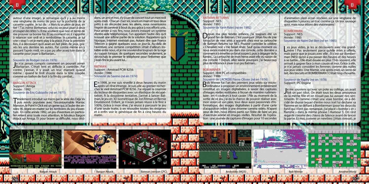 Nos Meilleurs Souvenirs de jeux vidéo 8 et 16bits