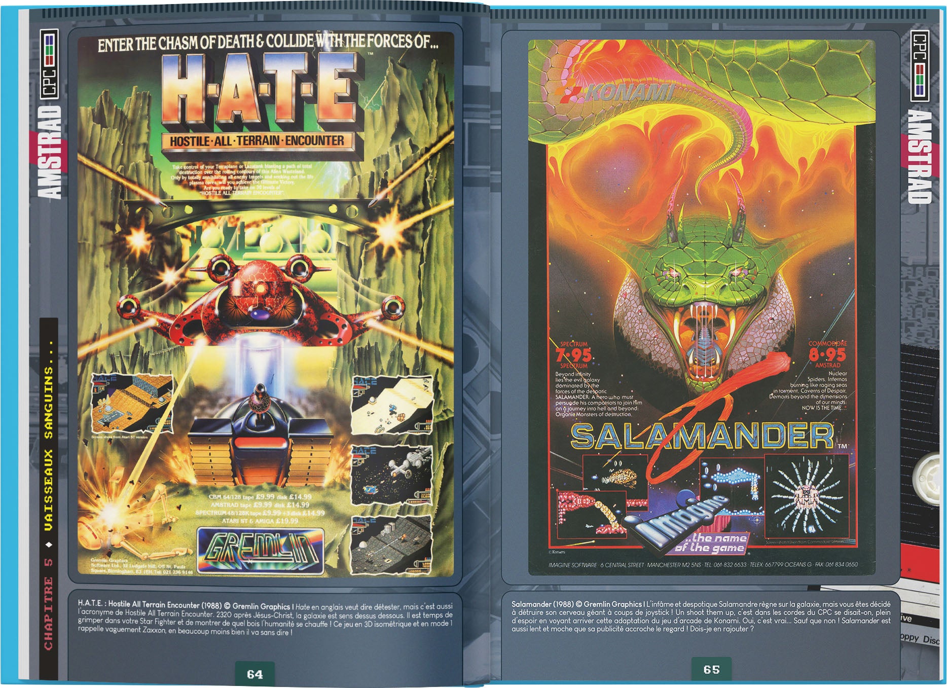 Les pubs de jeux Amstrad