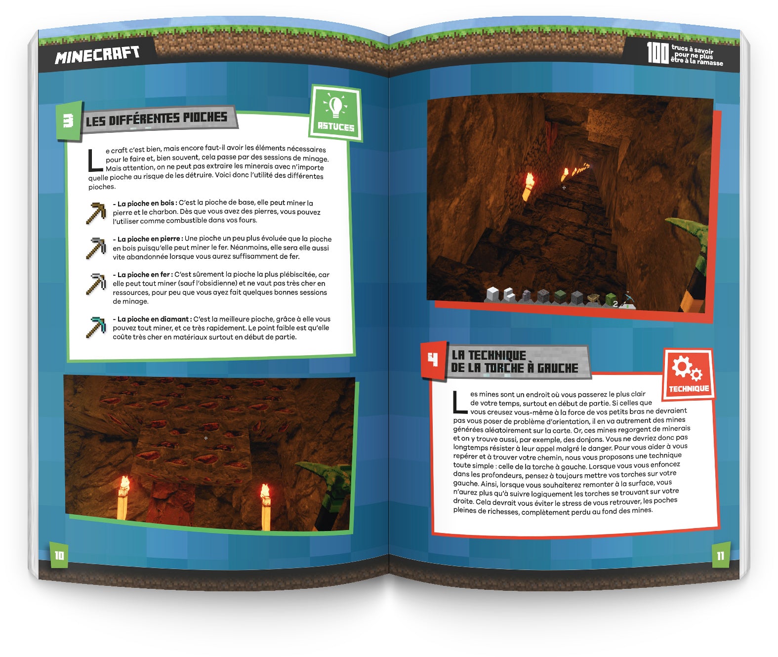 Minecraft : 100 trucs à savoir pour ne plus être à la ramasse !