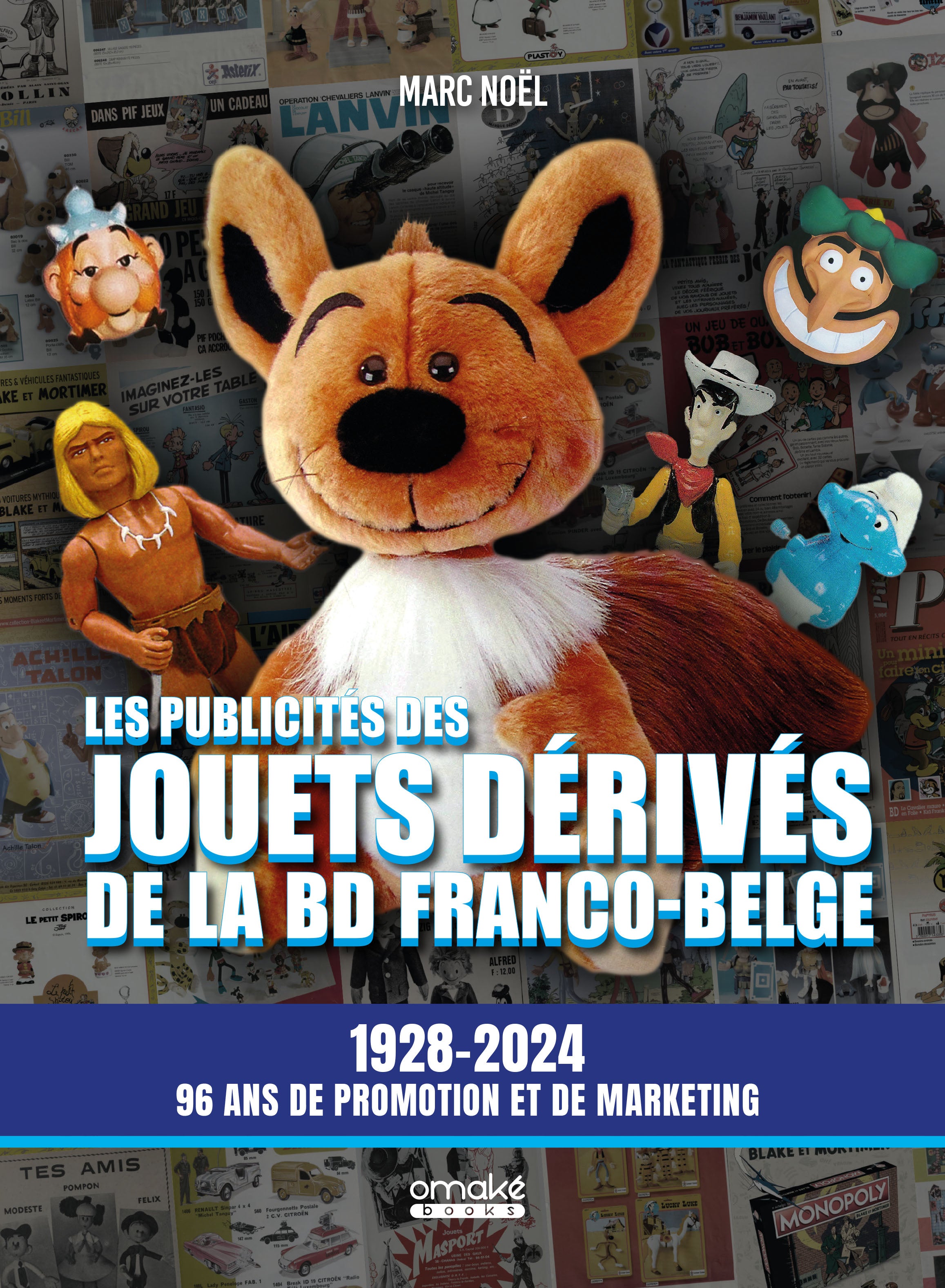 Les publicités des jouets dérivés de la BD franco-belge