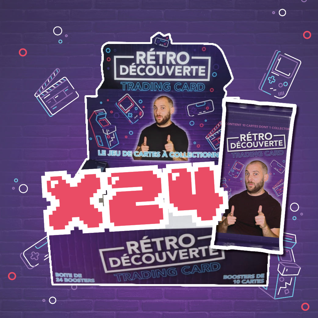 Display Rétro Découverte Trading Card