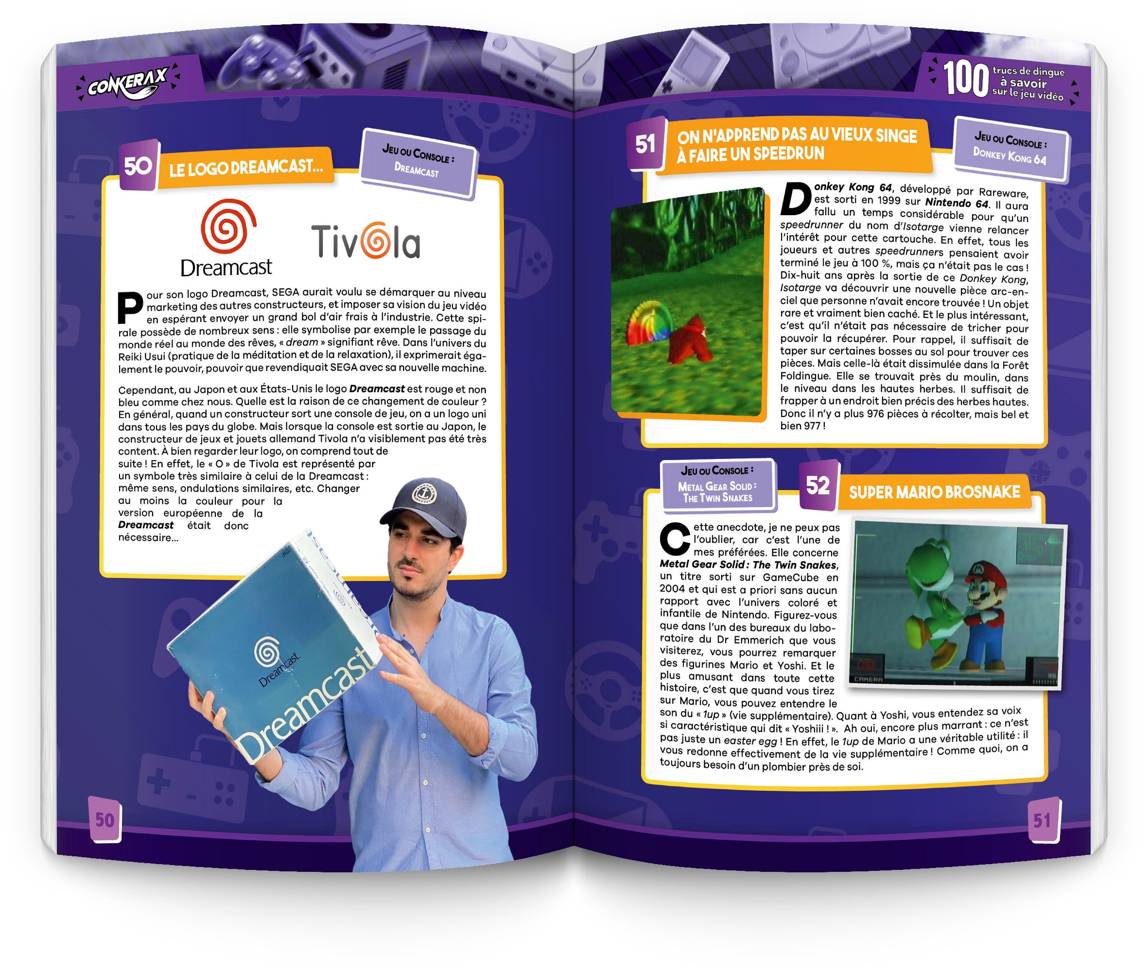 100 trucs de dingue à savoir sur le jeu vidéo par Conkerax !
