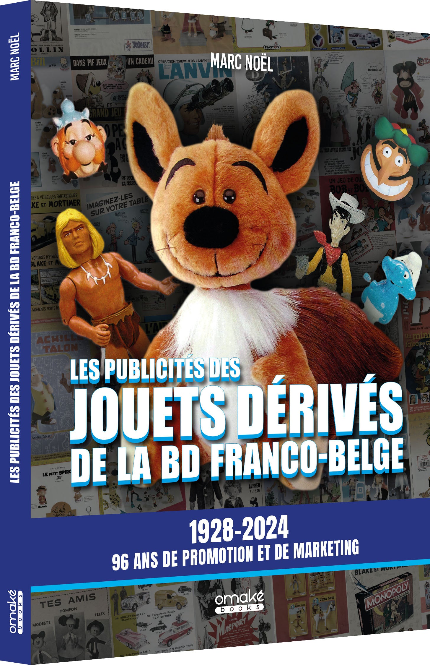 Les publicités des jouets dérivés de la BD franco-belge